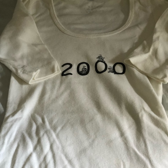 Authentic Y2K COTTON tee from BCBG Max Azria made in USA - Picture 4 of 7